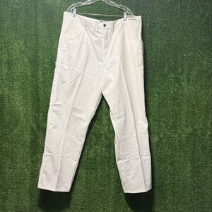 NWT Wrangler Workwear Relaxed Fit White Painter Pants Tool Pocket Men’s W44 L30